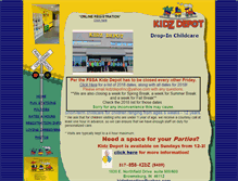 Tablet Screenshot of kidzdepotinc.com